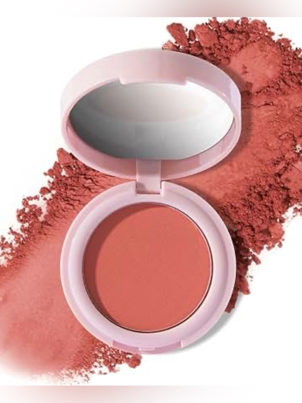 Mally Bulletproof pH Activated Powder Blush Confident Coral Matte 0.16 oz NIB